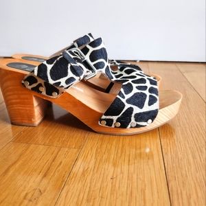 Matisse Zebra Print Sandals